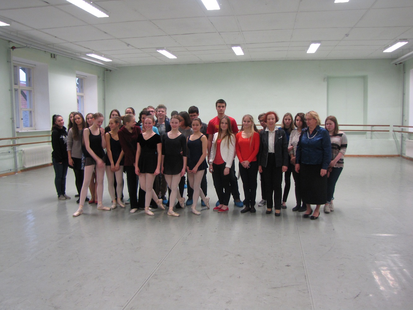 Open lessons at the Tallinn Ballet School for high school pupils, 2014/2015